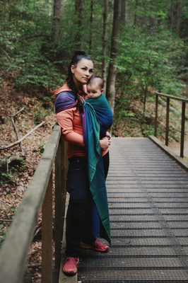 Ring sling Bamboo Misty Zircon - M (2,0m)