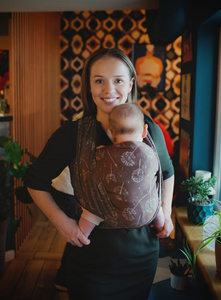 Šátek na nošení dětí Umber Lightness vel. 7