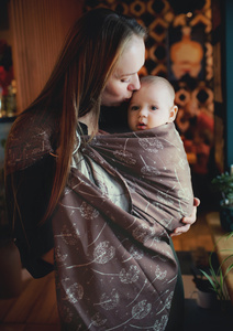 Ring sling Linen Lightness - M (2 m)