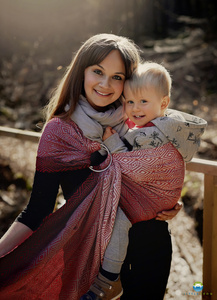 Ring sling Ruby Cube - M (2,0m)