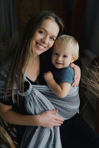 Ring sling TENCEL™ Silver Path - S (1,7m)