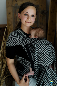 Dětské nosítko Cross Hybrid Linen Onyx Miles