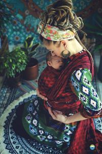 Šátek na nošení dětí Ruby Illusion vel. 6