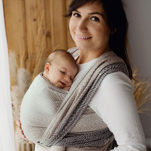 Šátek na nošení dětí TENCEL™ Calm Cube - vel. 4