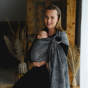 Ring sling Linen Night Wildness - M (2 m)
