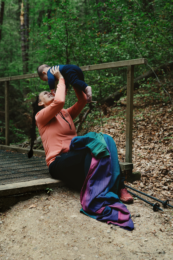 Šátek na nošení dětí Bamboo Misty Zircon vel. 5