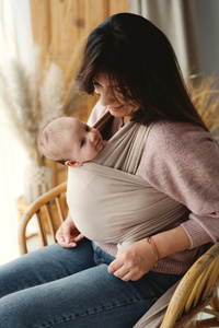 Elastický dětský šátek Royal Beige /II. jakost