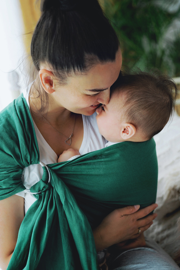 Ring sling Pure Linen Pine - S (1,7 m) DEMO