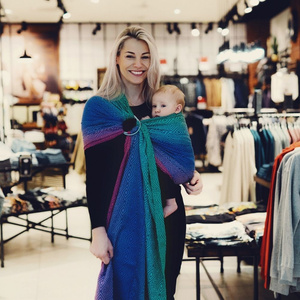 Ring Sling TENCEL™ Aurora Cube vel. S (1,7 m)