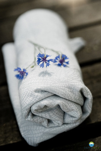 Šátek na nošení dětí Linen Silver Wildness vel. 7