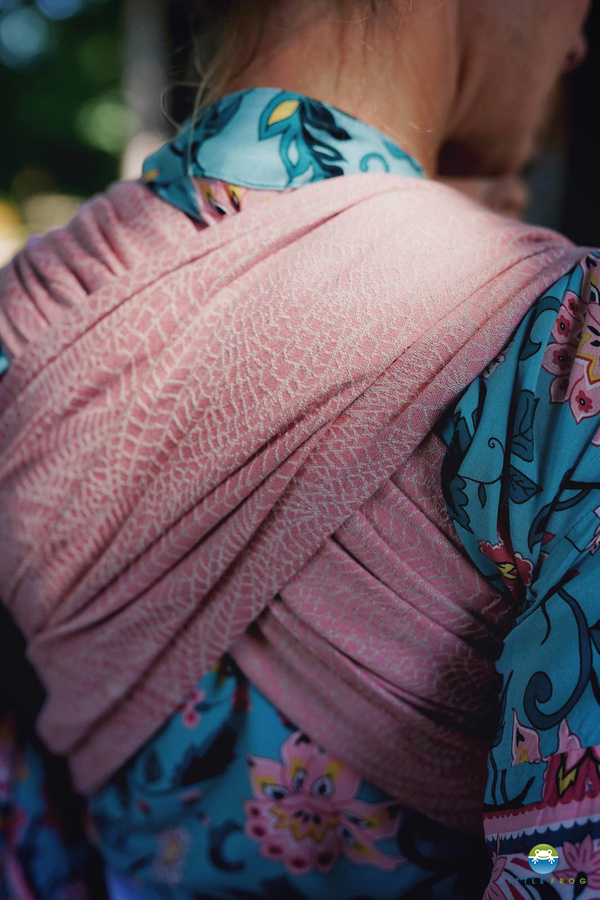 Šátek na nošení dětí Pink Linen Wildness vel. 4