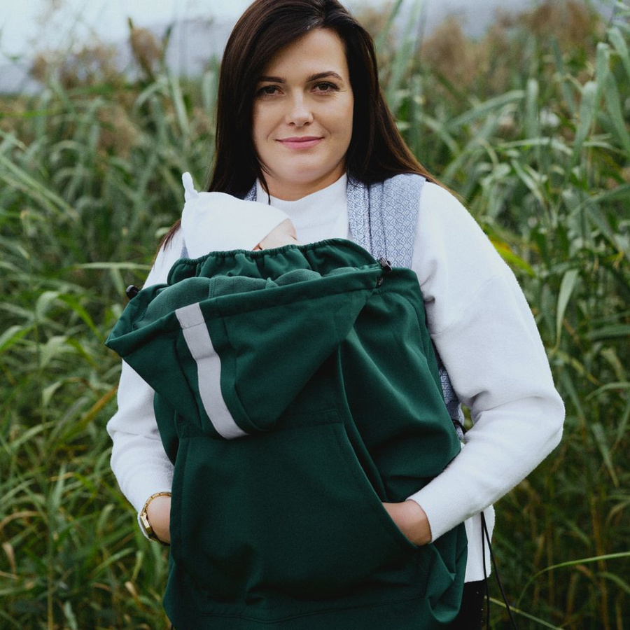 Softshellová kapsa na nosítko a šátek - Green