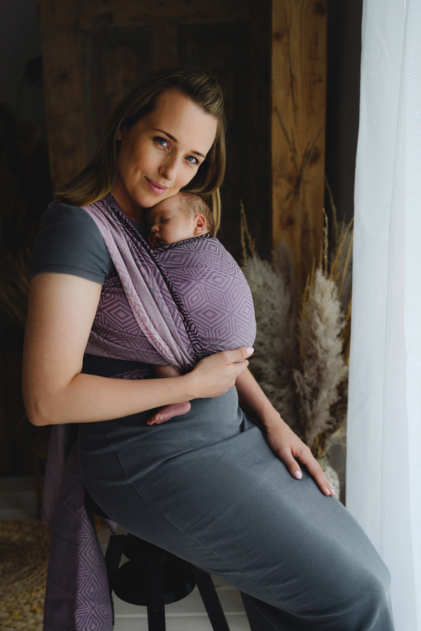 Šátek na nošení dětí Roselily Cube vel. 7