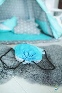 Sáček se šňůrkou - Bamboo Lazurite