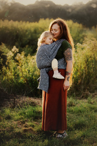 Šátek na nošení dětí Inky Cube vel. 6 /II. jakost